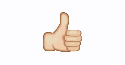 thumbs up emoji text